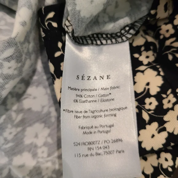 Sezane Pippa Short Dress Madison Print - Picture 5 of 6